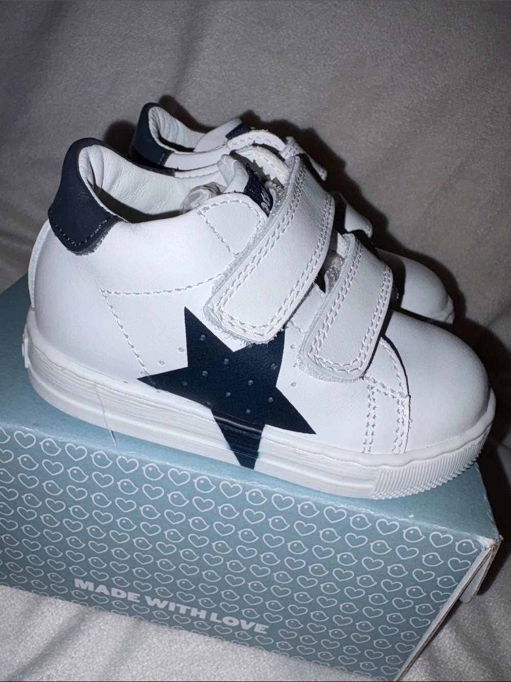 NWT NATURINO Falcotto Salazar 3 VL in White-Navy - Picture 9 of 14